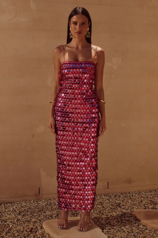 LACANZA MIDI DRESS - PINK sold by Runaway The Label