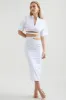 Palais Midi Skirt - White sold by Runaway The Label