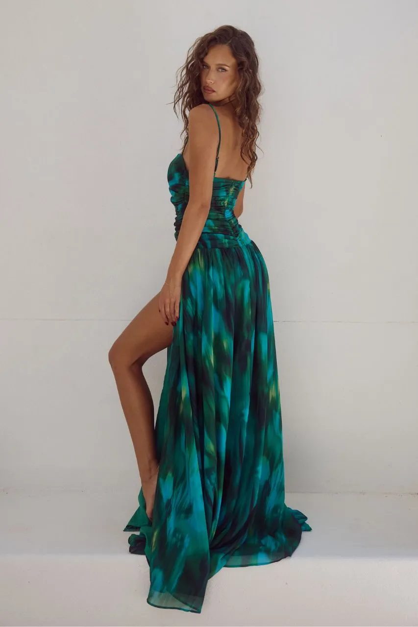 CAMILLE MAXI DRESS - CABANA GREEN sold by Runaway The Label product image thumbnail 2
