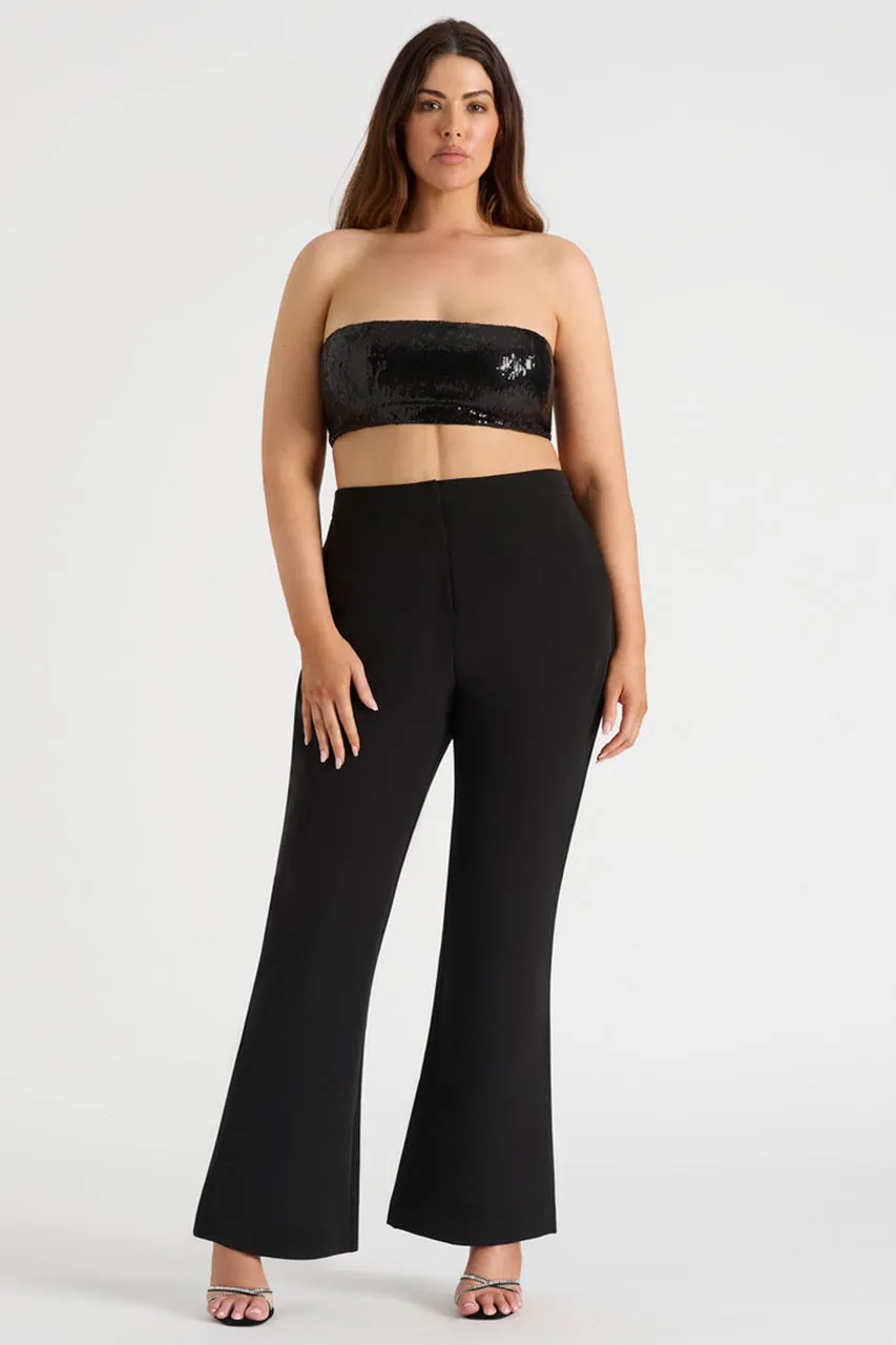 THE SEQUIN BANDEAU - BLACK sold by Runaway The Label product image thumbnail 3