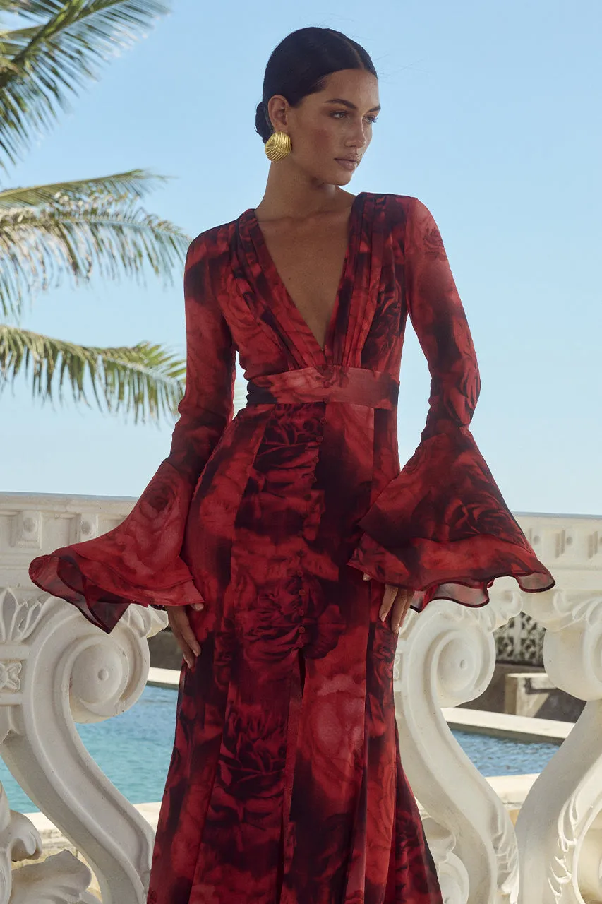 SARI MAXI DRESS - GIOVANA PRINT sold by Runaway The Label product image thumbnail 3