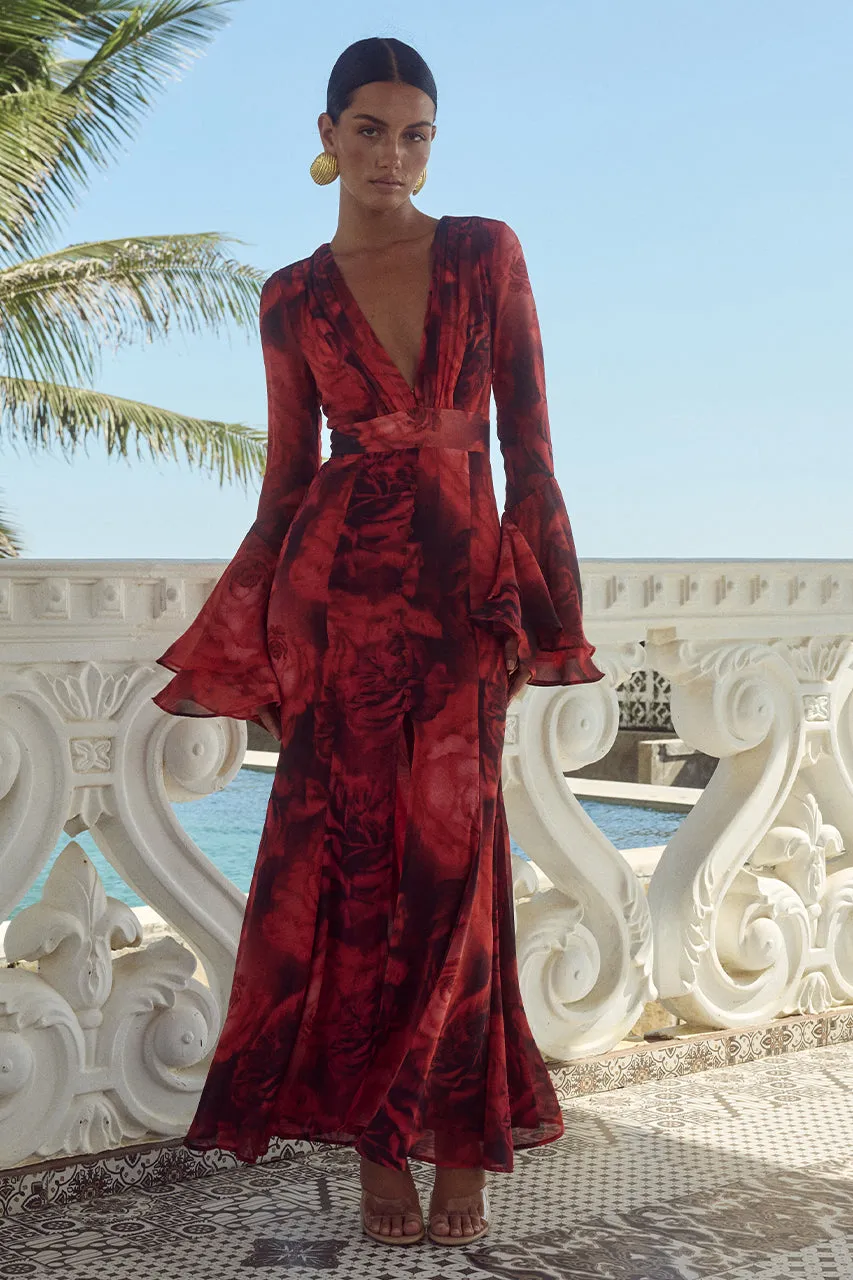 SARI MAXI DRESS - GIOVANA PRINT sold by Runaway The Label product image thumbnail 5