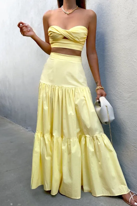 Ayla Top - Lemon sold by Runaway The Label