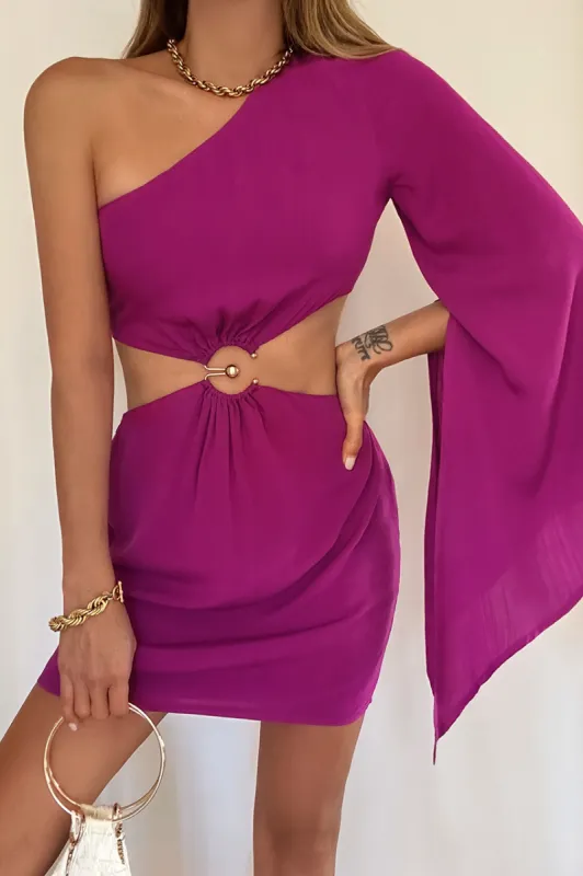 Liliko Mini Dress - Orchid sold by Runaway The Label