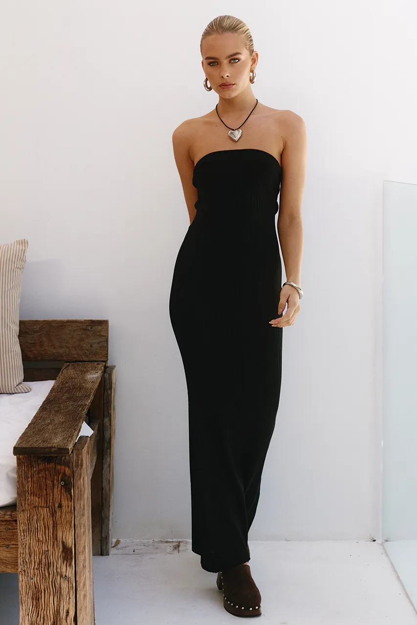 VITA MAXI DRESS - BLACK sold by Runaway The Label product image thumbnail 3