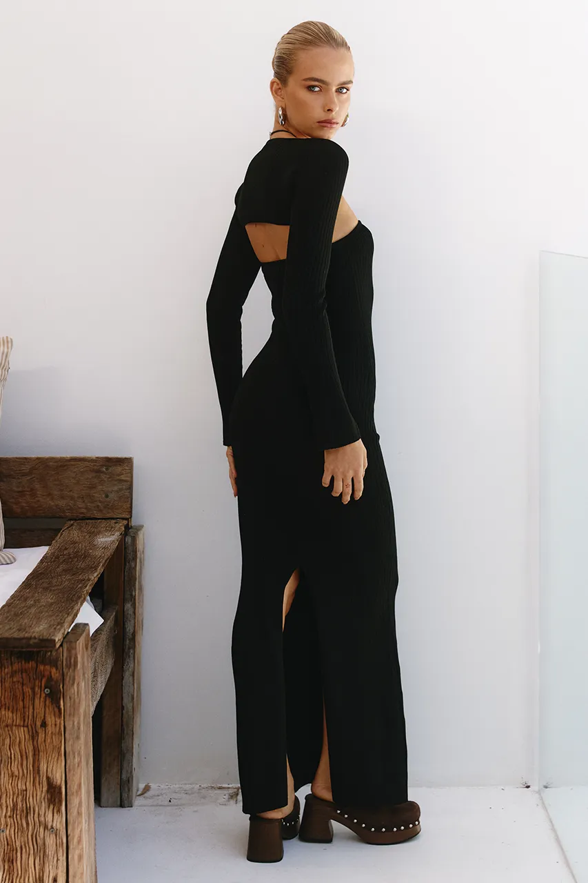 VITA MAXI DRESS - BLACK sold by Runaway The Label product image thumbnail 2