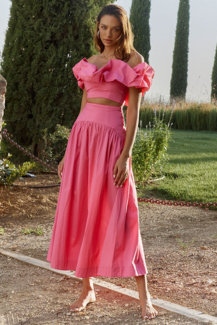 Savannah Maxi Skirt - Pink sold by Runaway The Label product image thumbnail 4