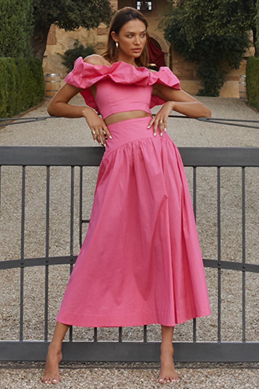 Savannah Maxi Skirt - Pink sold by Runaway The Label product image thumbnail 2
