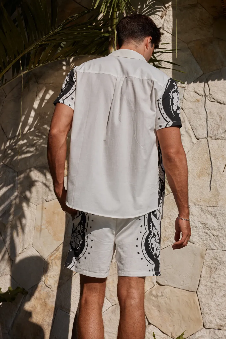 WESTERN SHIRT - WHITE/BLACK sold by Runaway The Label product image thumbnail 2