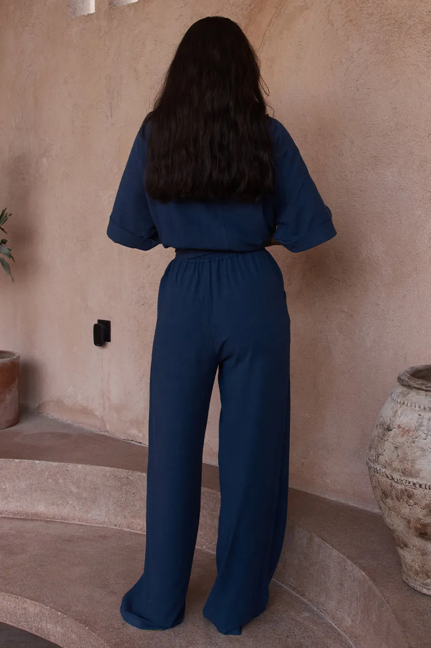 ZOE PANT - NAVY sold by Runaway The Label product image thumbnail 2