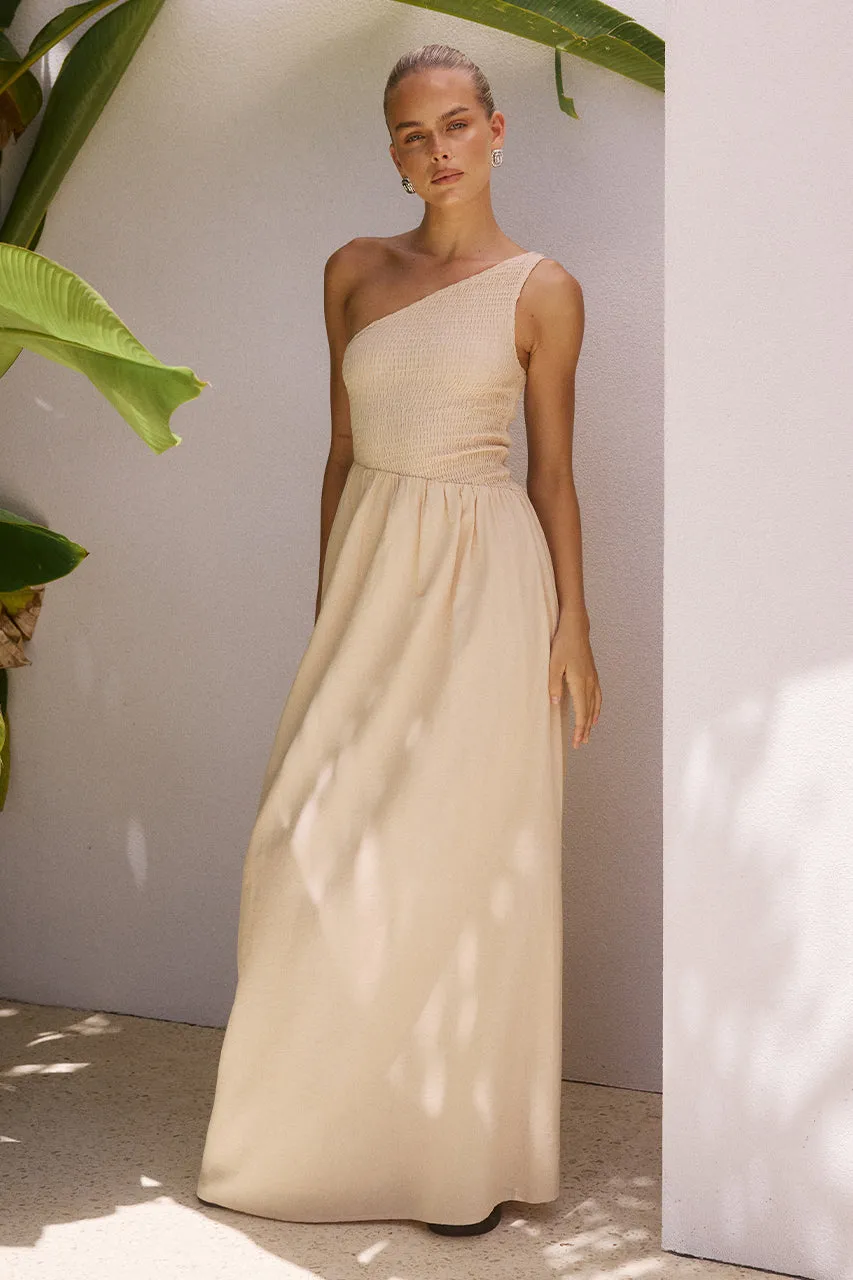 EUGENIE MAXI DRESS - SAND sold by Runaway The Label product image thumbnail 4