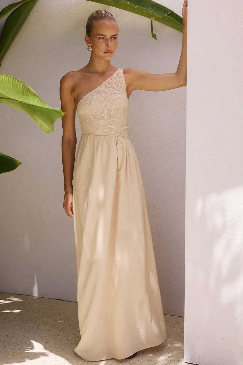 EUGENIE MAXI DRESS - SAND sold by Runaway The Label