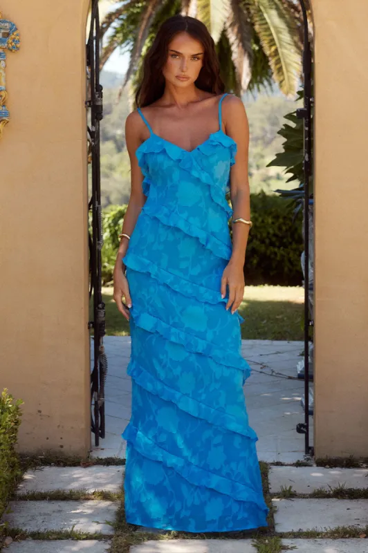 MANDEVILLA MAXI DRESS - AQUA sold by Runaway The Label