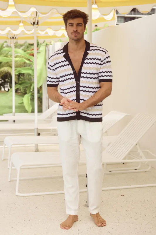 OTTO SHIRT - BLACK/WHITE sold by Runaway The Label