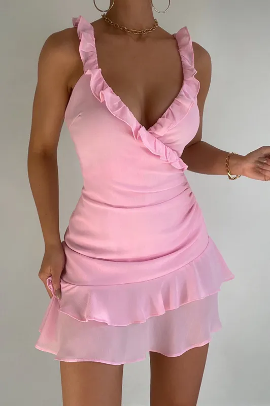 MINCIA MINI DRESS - MUSK sold by Runaway The Label