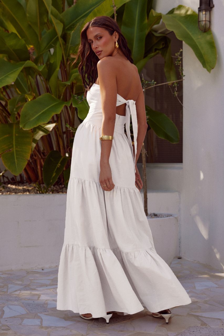 BRISTOL MAXI DRESS - WHITE sold by Runaway The Label product image thumbnail 2