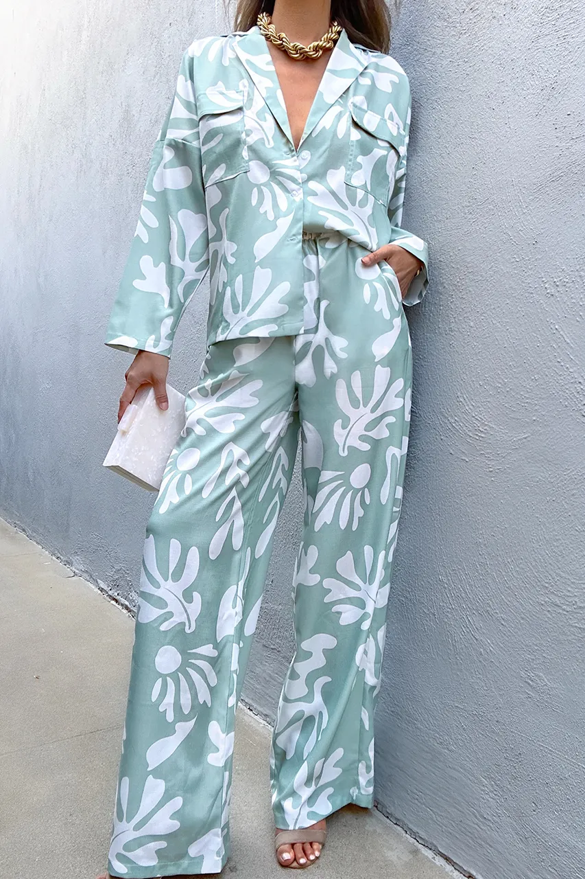 NUOVO SHIRT - SAGE BOTANICA sold by Runaway The Label