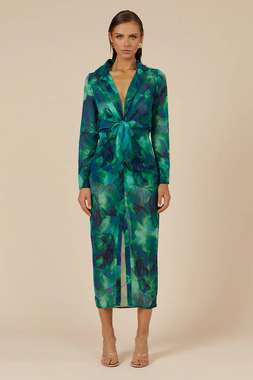 Calista Shirt Dress - Green sold by Runaway The Label product image thumbnail 4