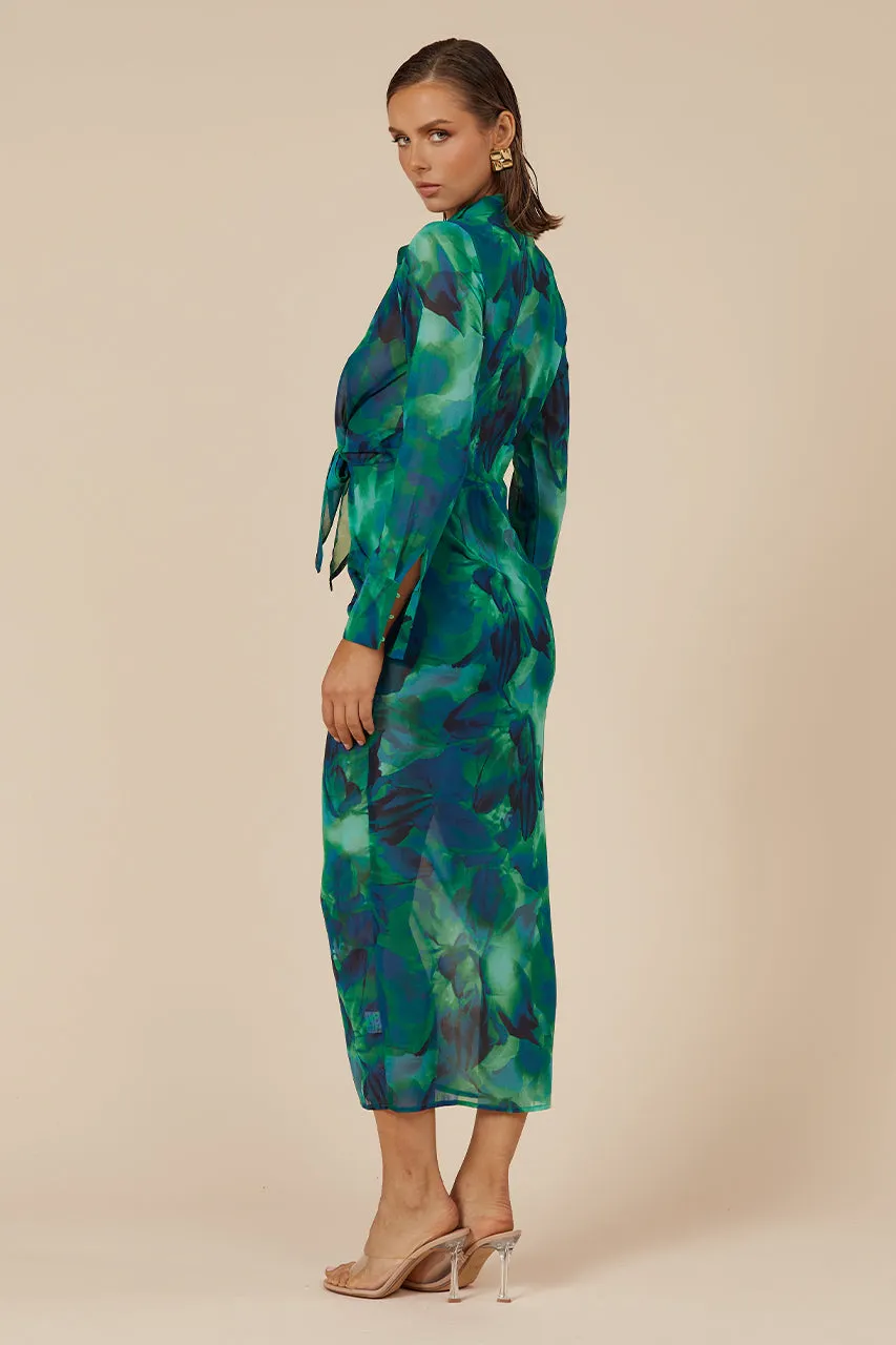 Calista Shirt Dress - Green sold by Runaway The Label product image thumbnail 2