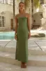 DELILAH MAXI DRESS - OLIVE sold by Runaway The Label