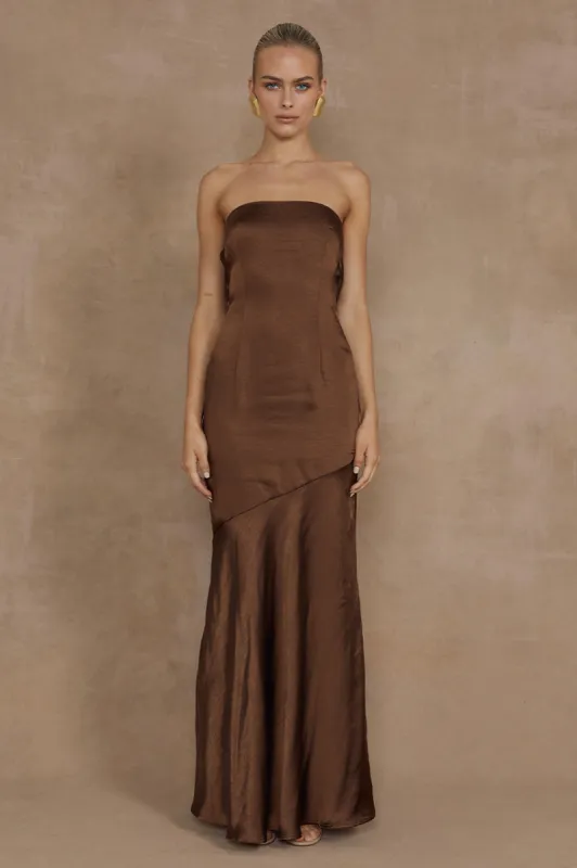 MULANI MAXI DRESS - ESPRESSO sold by Runaway The Label