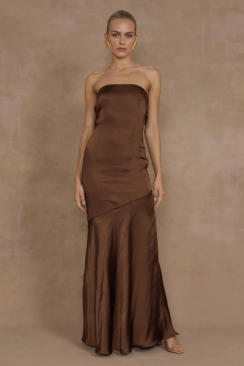 MULANI MAXI DRESS - ESPRESSO sold by Runaway The Label product image thumbnail 5
