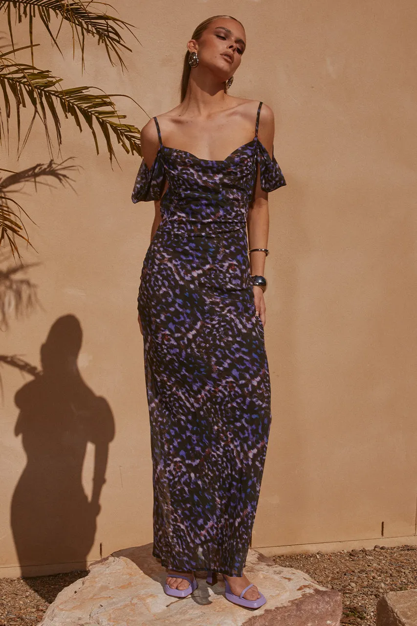 OXANA SLIP DRESS - IRIS OXANA sold by Runaway The Label