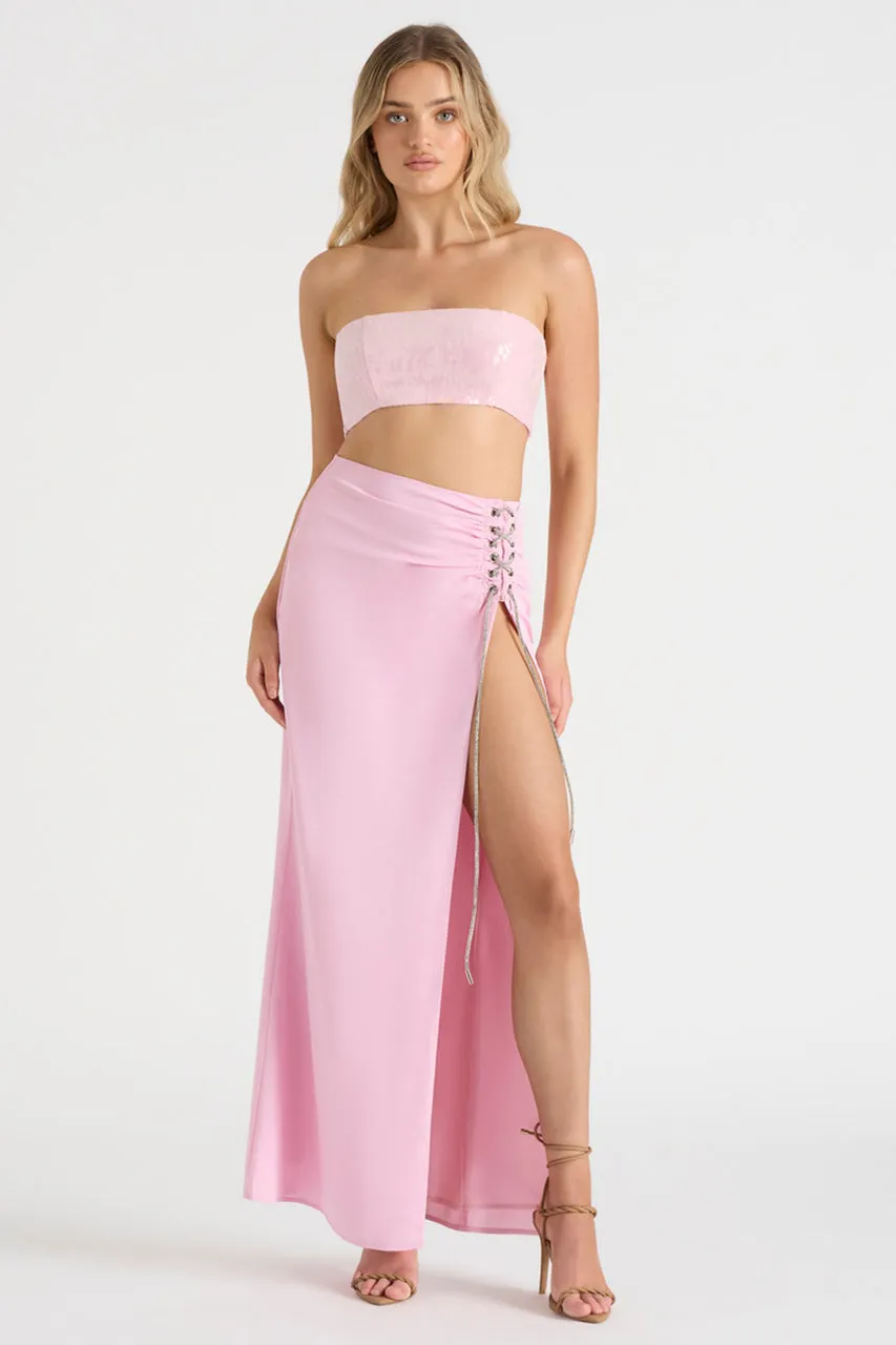 THE SEQUIN BANDEAU - PINK sold by Runaway The Label product image thumbnail 5