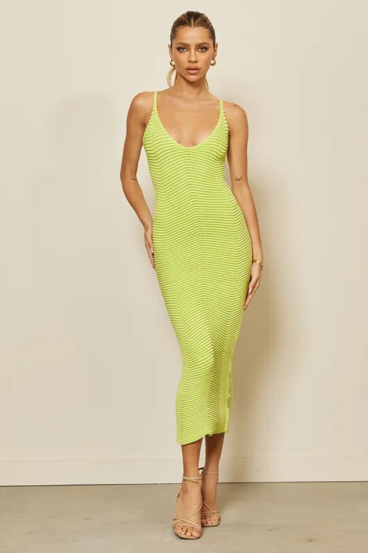 Nadia Midi Dress - Citrus sold by Runaway The Label