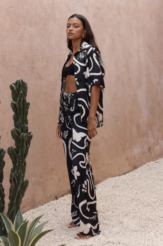 LEO PANT - BLACK/SAND sold by Runaway The Label
