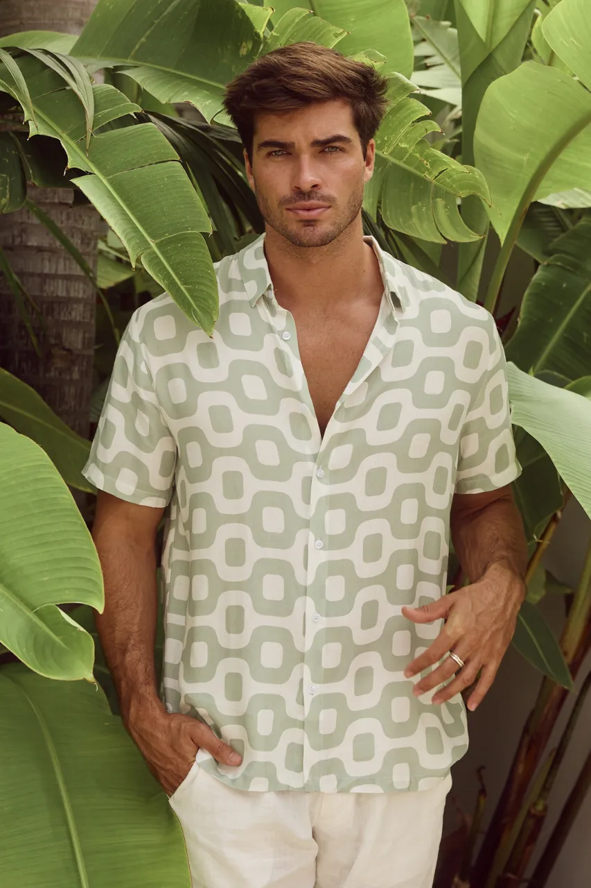 MASON SHIRT - MINT BRANDON sold by Runaway The Label product image thumbnail 5