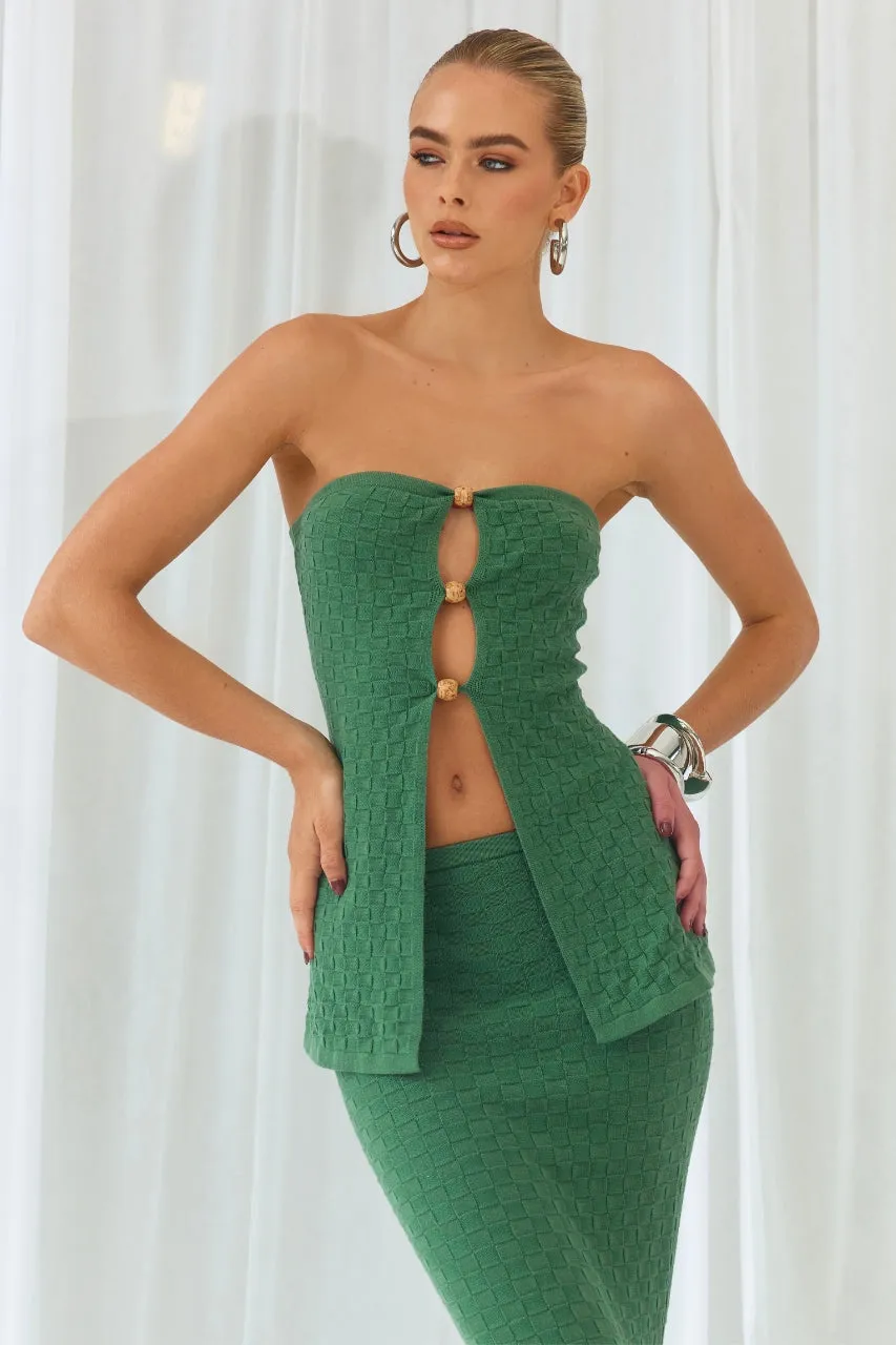 TAYA MAXI SKIRT - KHAKI sold by Runaway The Label product image thumbnail 3