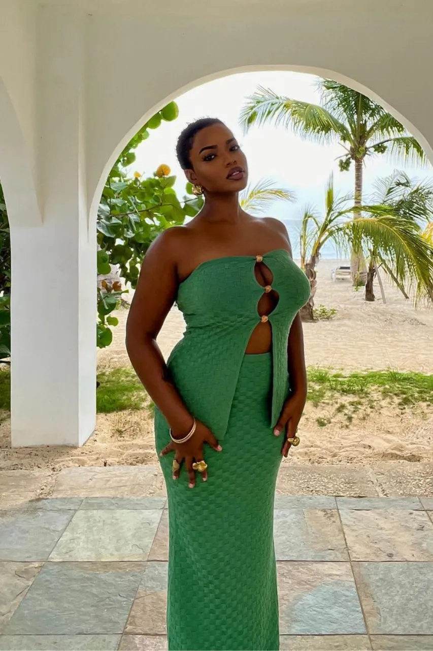 TAYA MAXI SKIRT - KHAKI sold by Runaway The Label product image thumbnail 4