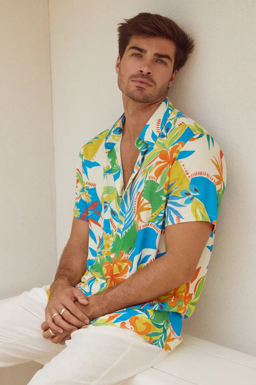 MASON SHIRT - MALTA PRINT sold by Runaway The Label product image thumbnail 2