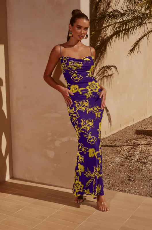 PRETORIA MAXI DRESS - VIOLET sold by Runaway The Label