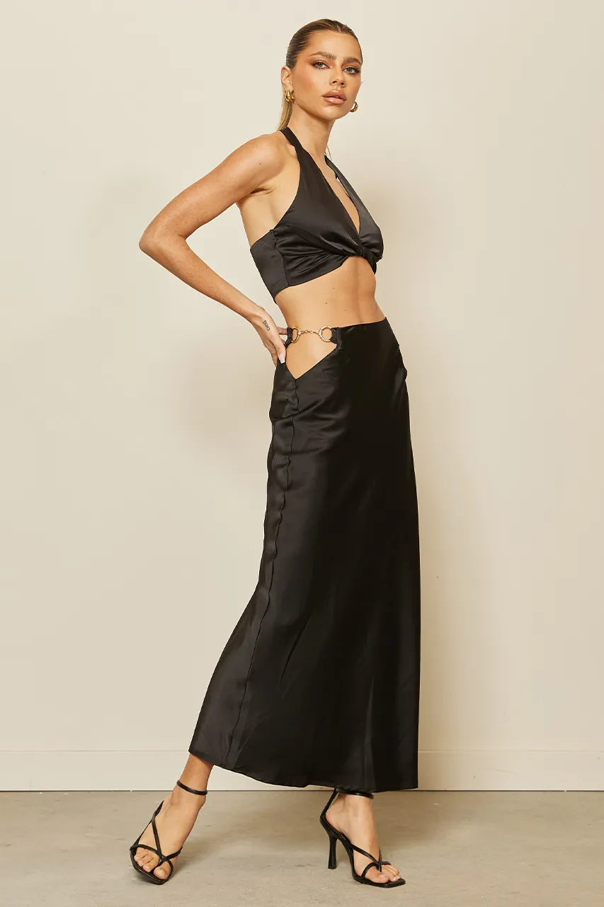 Remi Slip Skirt - Black sold by Runaway The Label