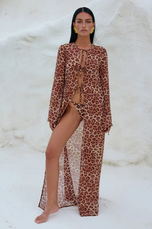 VELZY COVER UP - LEOPARD PRINT sold by Runaway The Label