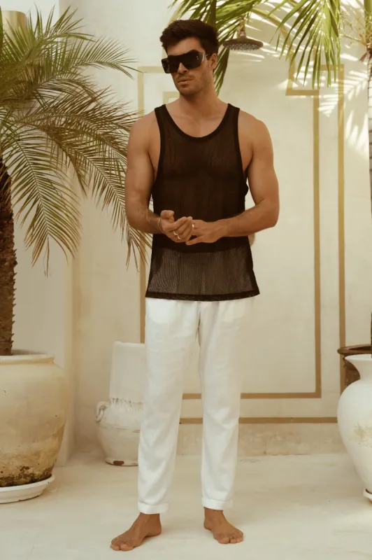 MATEO SINGLET - BLACK sold by Runaway The Label