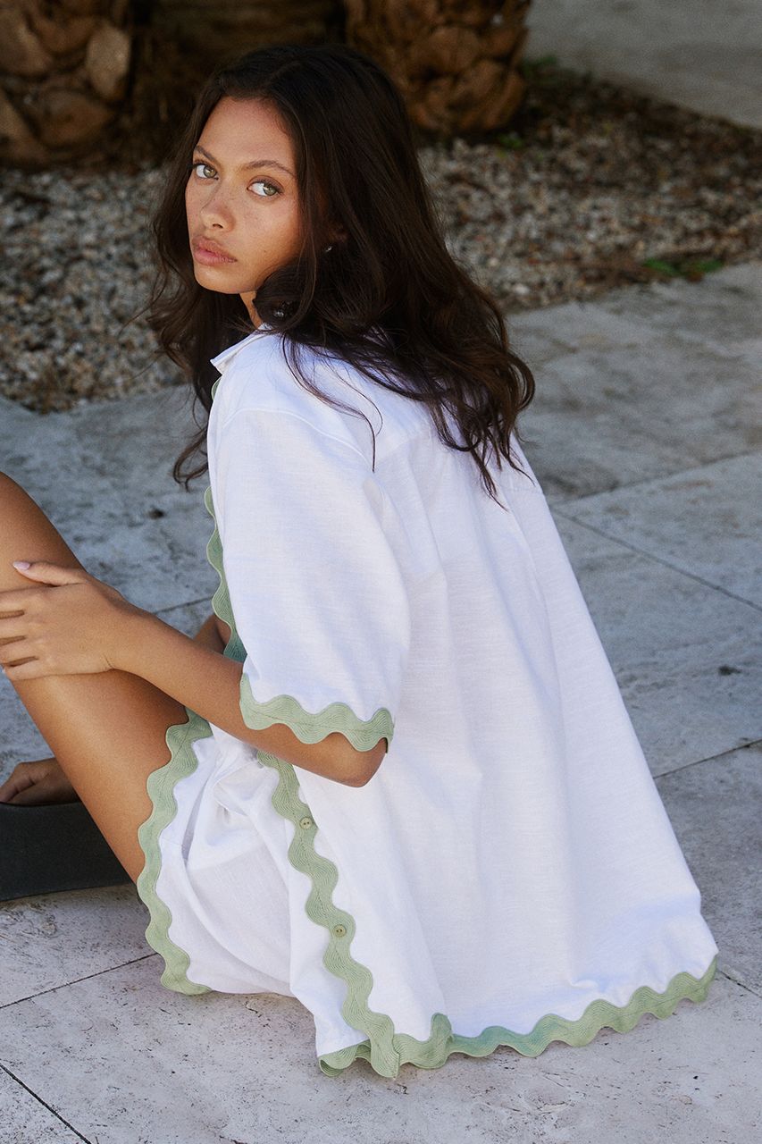 HARRY SHIRT - WHITE sold by Runaway The Label product image thumbnail 2