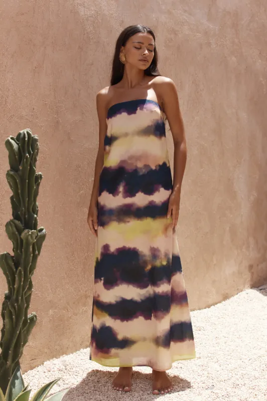 OASIS STRAPLESS DRESS - STORM sold by Runaway The Label