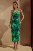 KALIANA MIDI DRESS - CALISTA GREEN sold by Runaway The Label