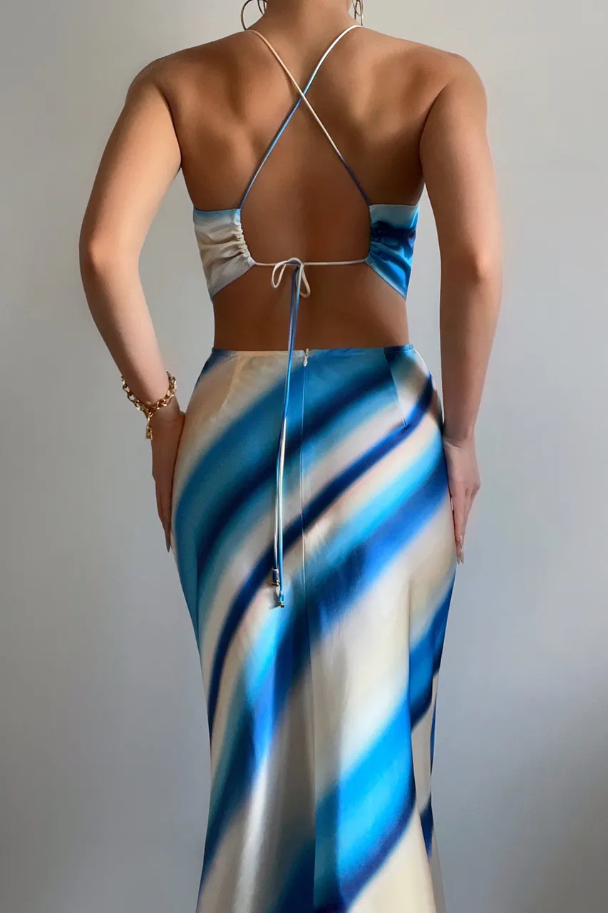 Kinselas Dress - Blue sold by Runaway The Label product image thumbnail 2