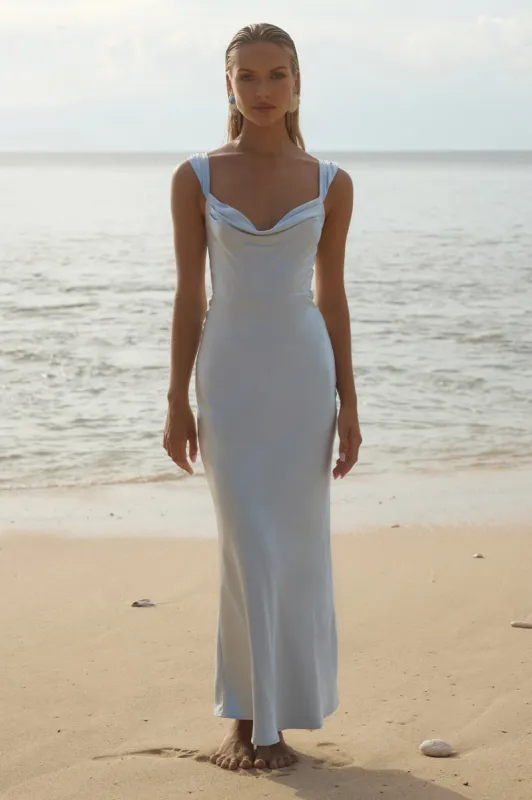 MARGOT MAXI DRESS - ICE BLUE sold by Runaway The Label