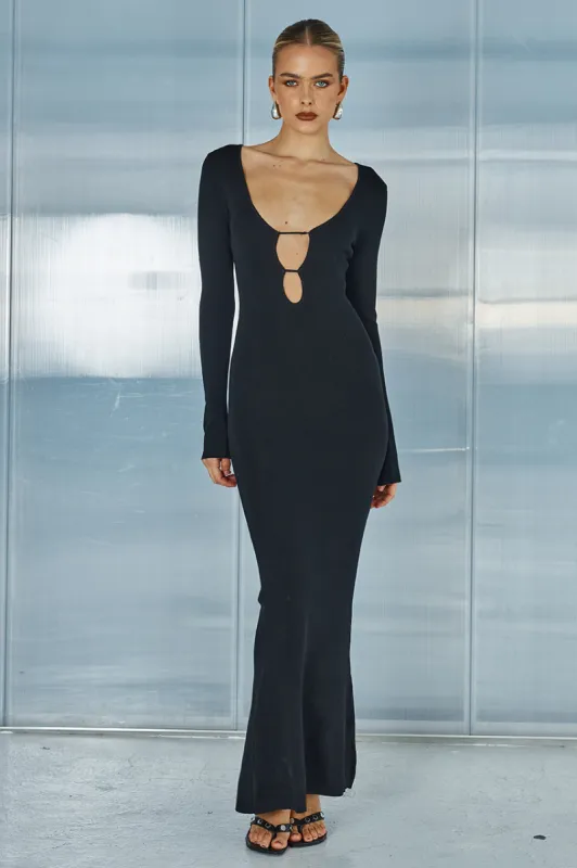 SETANA MAXI DRESS - BLACK sold by Runaway The Label