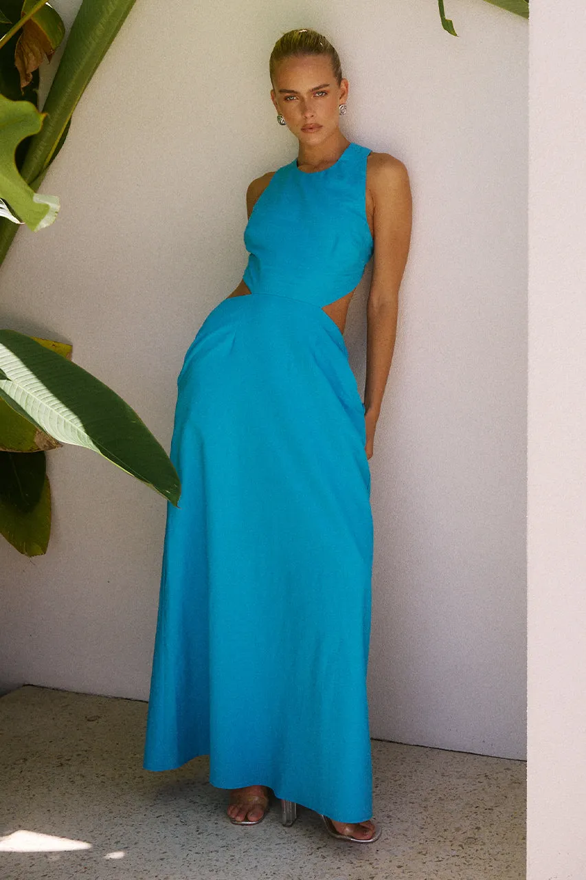 MURILO MAXI DRESS - BLUE sold by Runaway The Label product image thumbnail 2