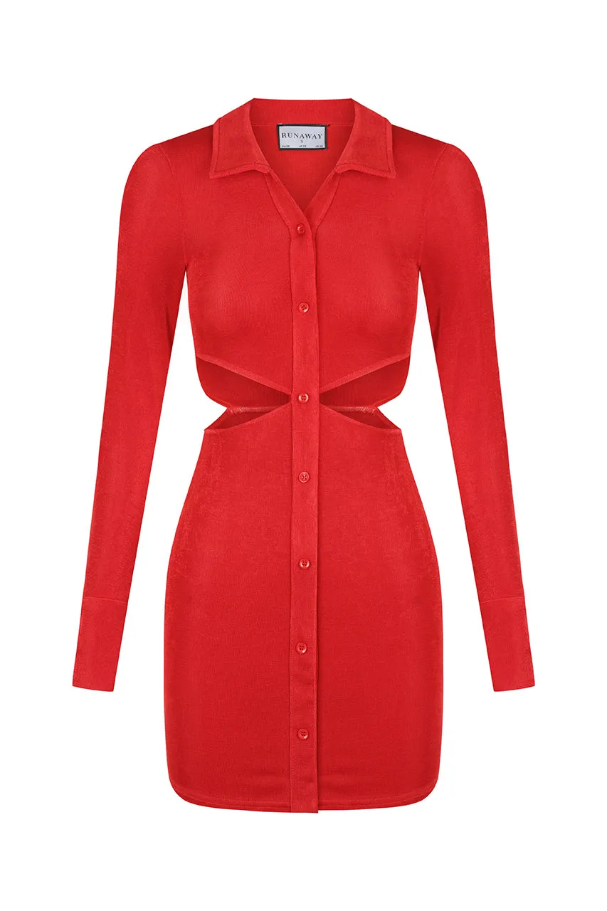 Tyra Mini Dress - Red sold by Runaway The Label product image thumbnail 5