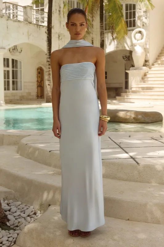 ELSA MAXI DRESS - ICE BLUE sold by Runaway The Label