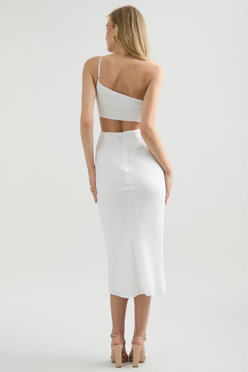 Norah Midi Dress - White sold by Runaway The Label product image thumbnail 5