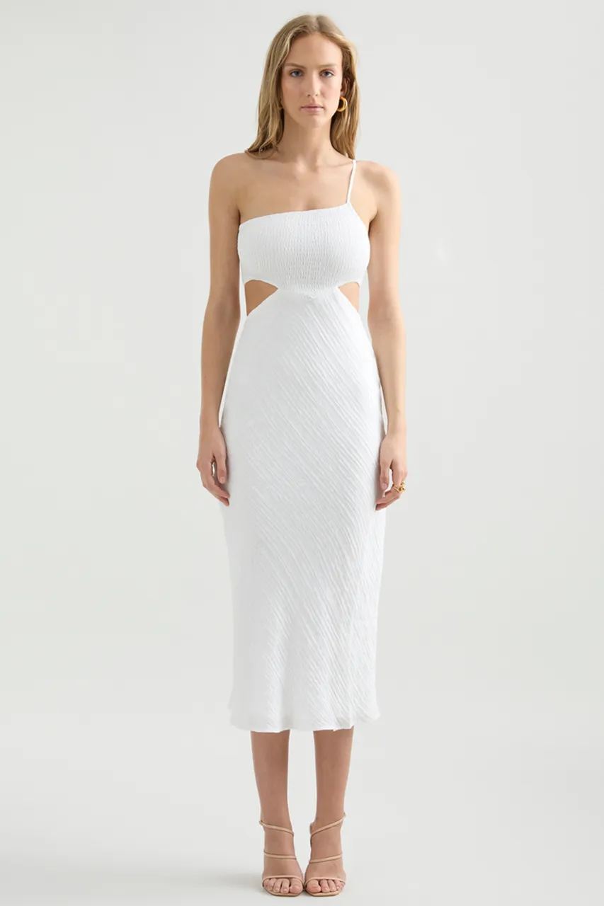 Norah Midi Dress - White sold by Runaway The Label product image thumbnail 2