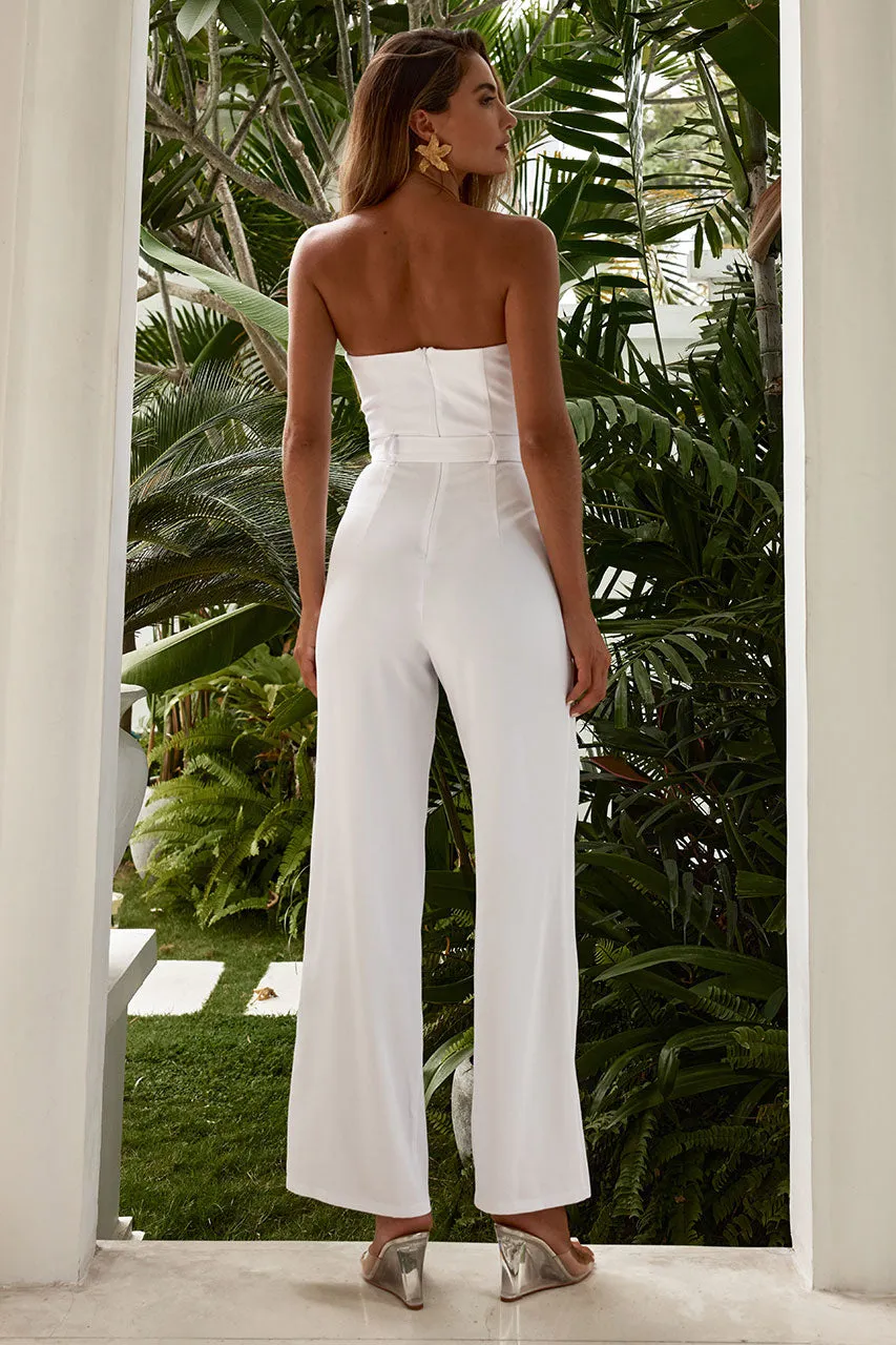 LOXANA JUMPSUIT - WHITE sold by Runaway The Label product image thumbnail 2